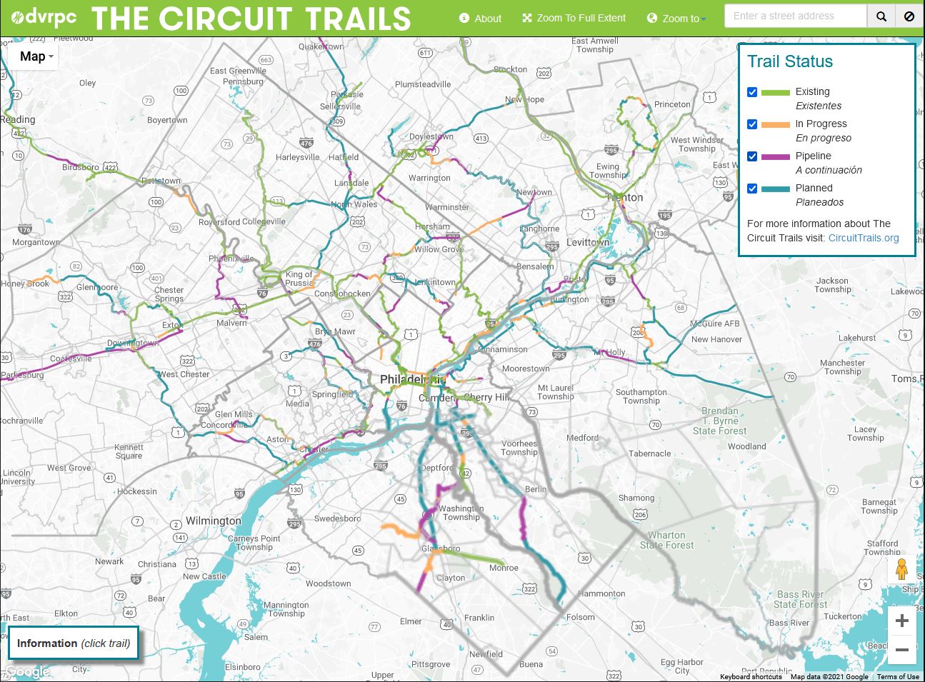 DVRPC Circuit Map